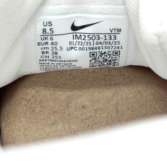 Nike Womens Vomero 18 Sail Metallic Pink Shoes Sz 8.5 New Running IM2503-133 - Picture 5 of 12